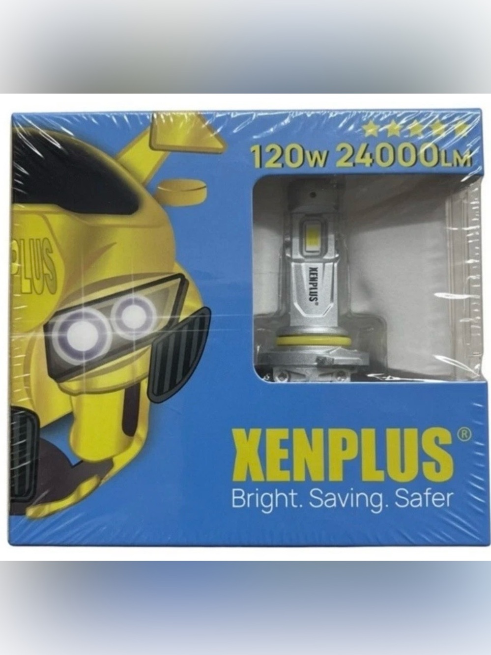 Xenplus H4 9003 LED Headlight Bulbs 120W 24000LM 6500K Cool White Dual Beam Kit